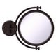 preview thumbnail 3 of 26, Allied Brass 8 Inch Wall Mounted Make-Up Mirror 5X Magnification Antique Bronze