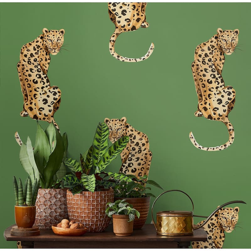 Daisy Bennett Designs Leopard King Peel and Stick Wallpaper