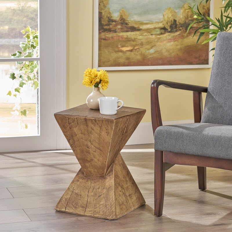 Modern Side Table - Stylish End Table Compatible with Living Room, Bedroom, or Office,Versatile Home Furniture - Natural