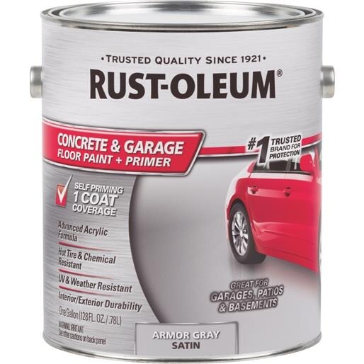 Rust-Oleum Gray Garage Floor Paint 225359 Unit: GAL