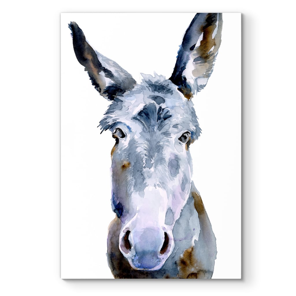 Sweet Donkey II -Premium Gallery Wrapped Canvas