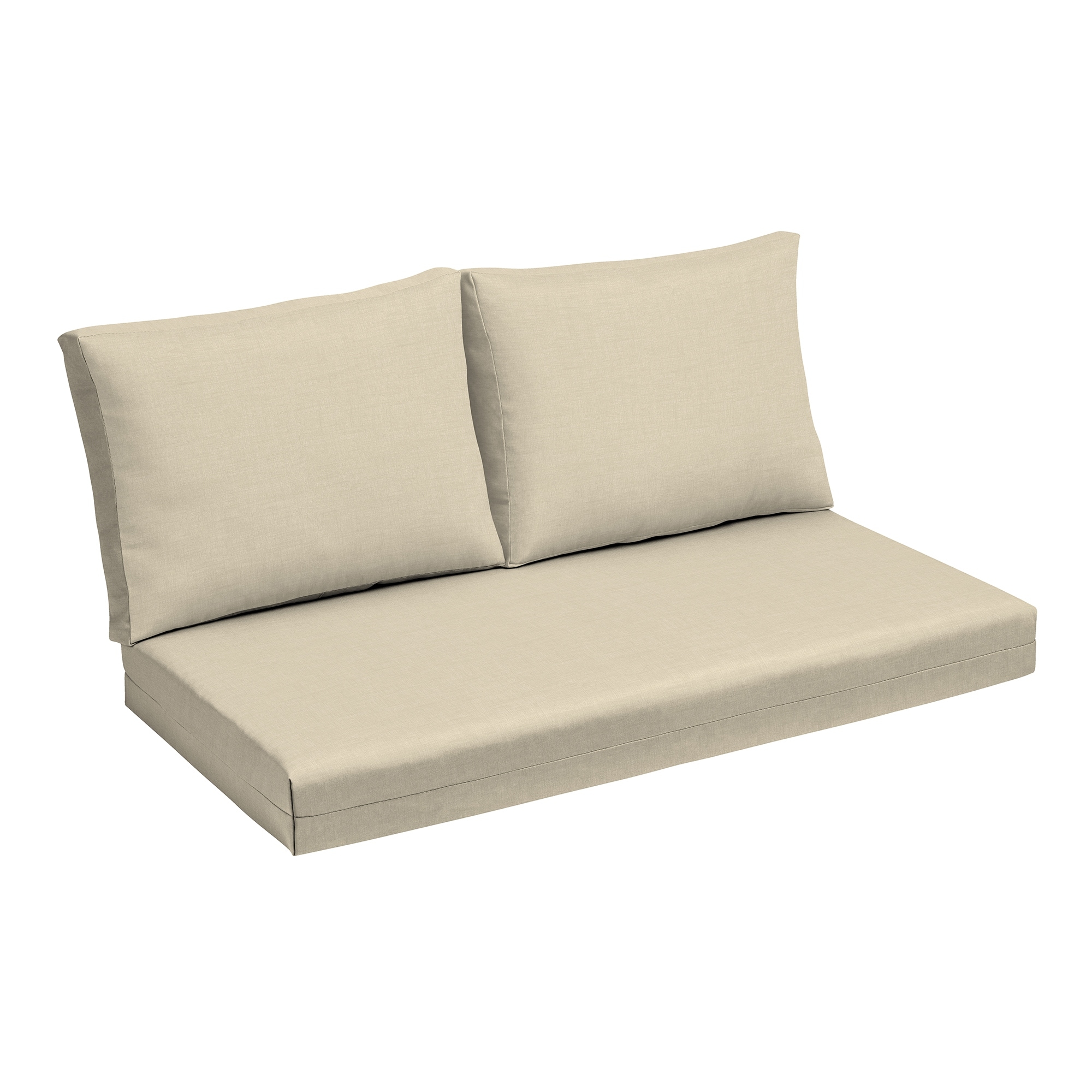 ARDEN Outdoor Loveseat Cushion Set, 48 x 24