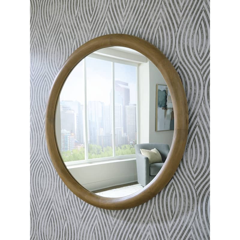 Signature Design by Ashley Yadiel Brown Accent Mirror - 42" W x 3" D x 42" H