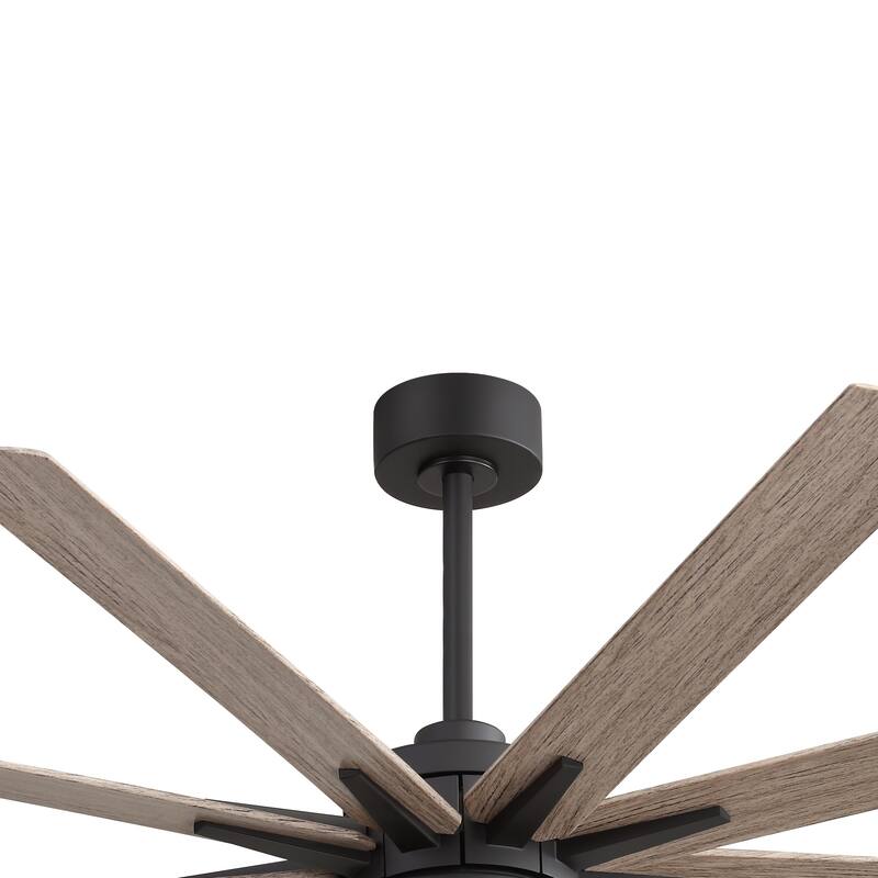 65" Modern Integrated LED Ceiling Fan with Light and Remote