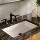 preview thumbnail 25 of 29, Karran Woodburn Widespread Three-Hole 2-Handle Bathroom Faucet with Matching Pop-Up Drain
