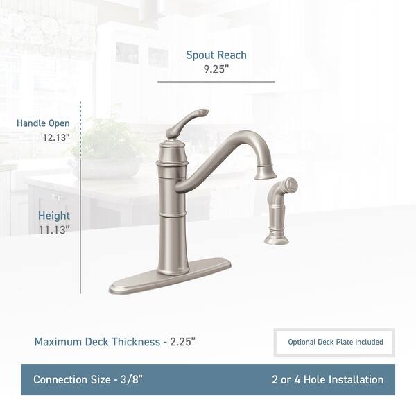 Wetherly 87999 Wetherly High-Arc Kitchen Faucet - Spot Resist Stainless - Spot ...