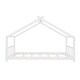 preview thumbnail 15 of 21, Twin Size House Bed Wood Bed Kids Bed with Playhouse Design