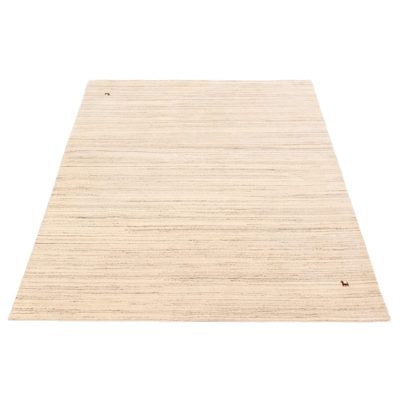 Kashkuli Gabbeh Cream Rug 5'7" x 7'10" - 5'7 x 7'10