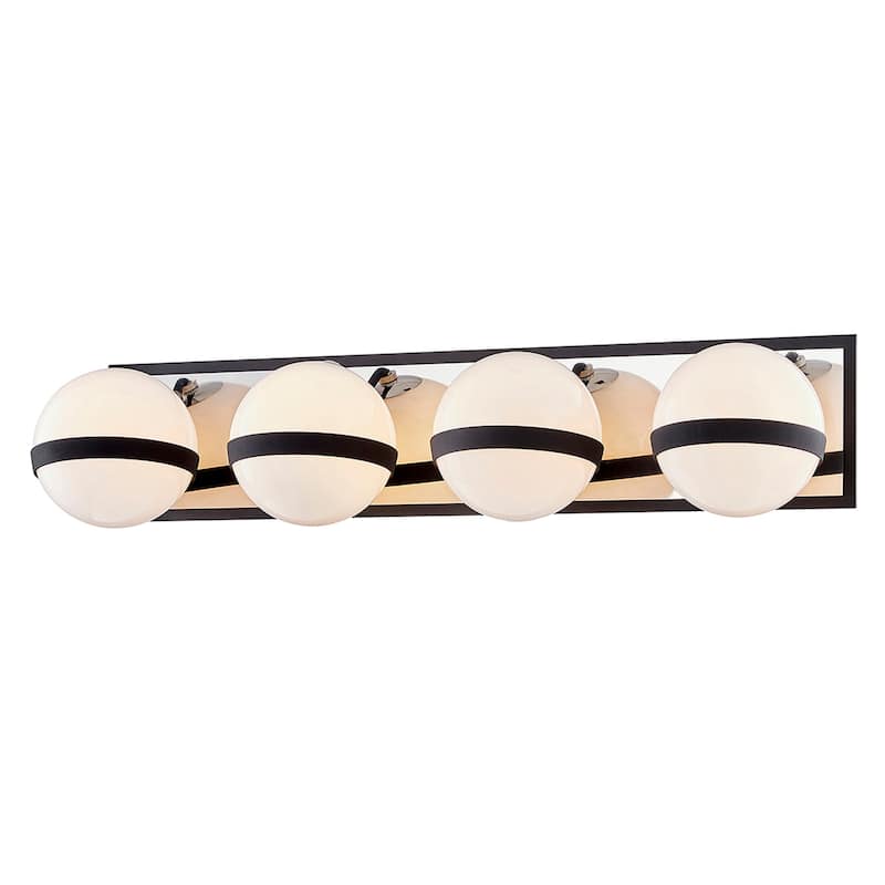 Troy Lighting Ace Vanity with Opal White Glass