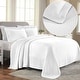 preview thumbnail 21 of 53, Superior Solitaire Cotton Decorative Bedspread Set White - Full