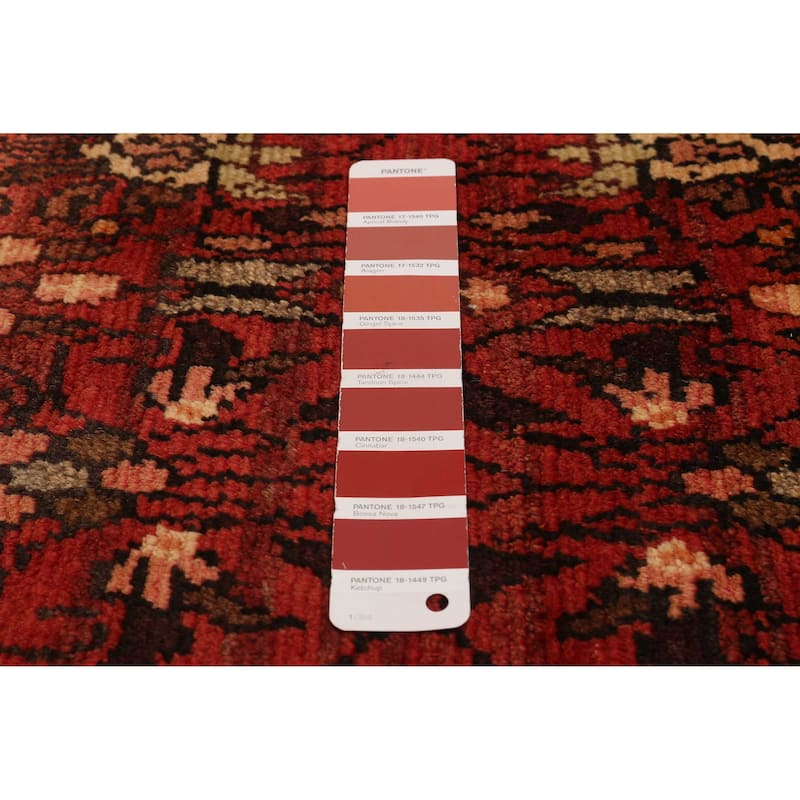 ECARPETGALLERY Hand-knotted Andelz Copper Wool Rug - 3'2 x 9'3