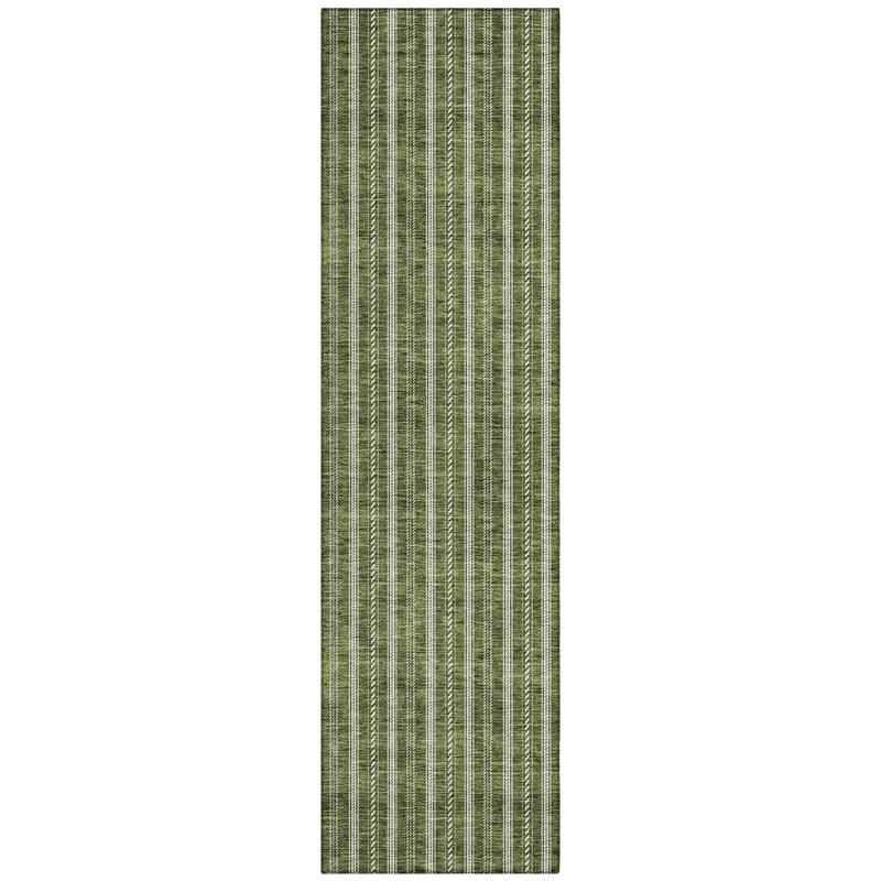 Machine Washable Indoor/ Outdoor Chantille Stripe Twist Rug