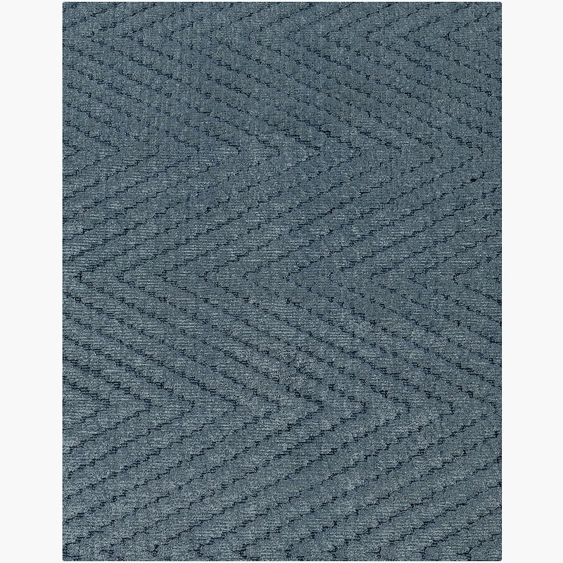 Ben Soleimani Shevra Viscose Hand Woven Rug - 6' x 9' - Denim