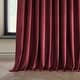 preview thumbnail 37 of 140, Exclusive Fabrics Heritage Plush Velvet Room Darkening Curtain (1 Panel) - Luxurious Single Drapery for Enhanced Room Darkening