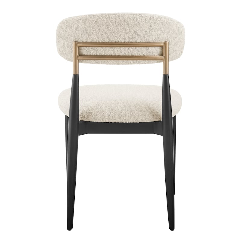 NPD Furniture Verna Boucle Dining Side Chair (Set of 2)