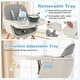 preview thumbnail 28 of 46, Costway 3 in 1 Convertible Wooden High Chair Toddler Feeding Chair - See Details