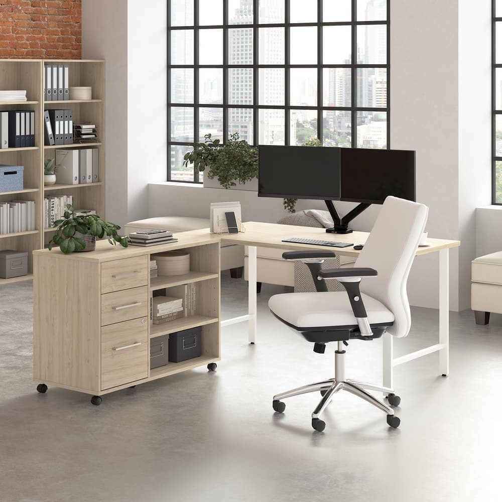 Bush Business Furniture Hustle 60W x 30D Computer Desk with Storage
