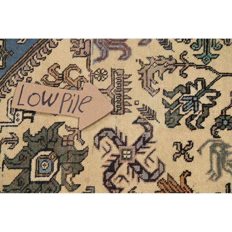Geometric Tabriz Persian Area Rug Wool Hand-knotted Bedroom Carpet - 5'4" x 9'5"