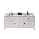preview thumbnail 23 of 49, Altair Trento Bathroom Vanity Countertop in Aosta White Finish