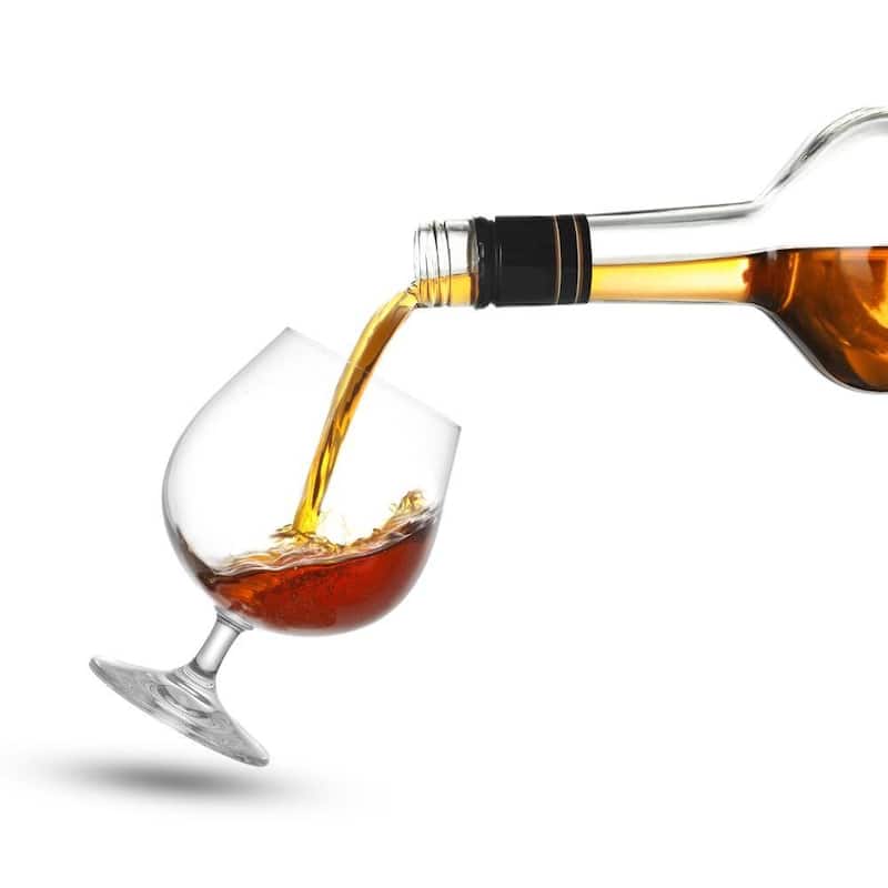 JoyJolt Cask Brandy Glasses 13.5 oz Set of 4 Glasses - 13.5 oz