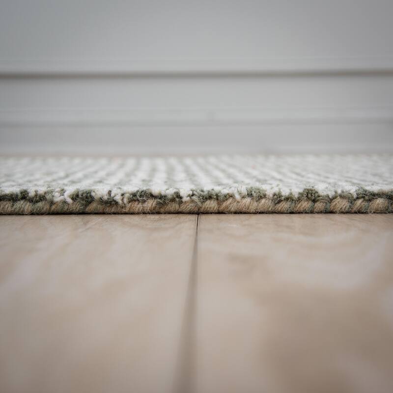 Alora Decor London Hand-tufted Tweed Wool Rug