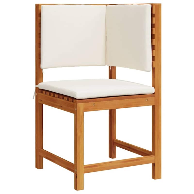 vidaXL Garden Chair 50 x 50 x 91cm Solid Acacia wood - 19.7 x 19.7 x 35.8