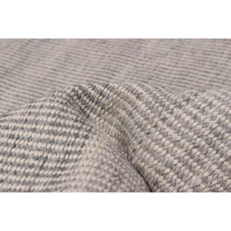 Boho Grey Kilim 4'11" x 8'1" - 4'11 x 8'1