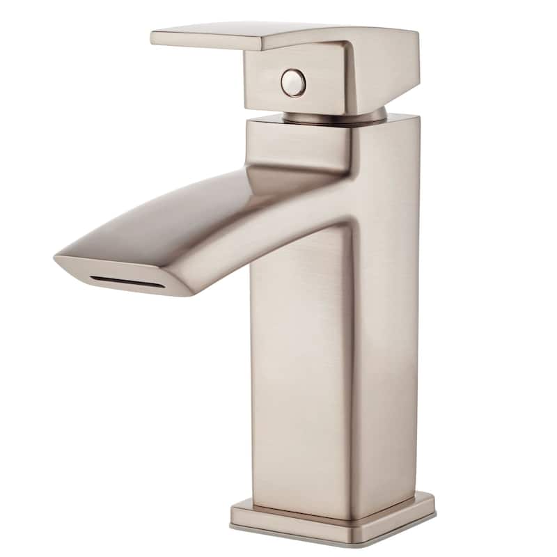 Pfister Kenzo Single Hole Bathroom Faucet with Metal Pop-Up Assembly - Brushed Nickel