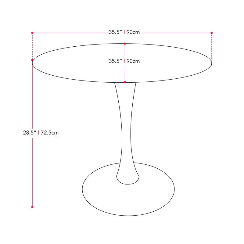 Ivo Pedestal Bistro Table