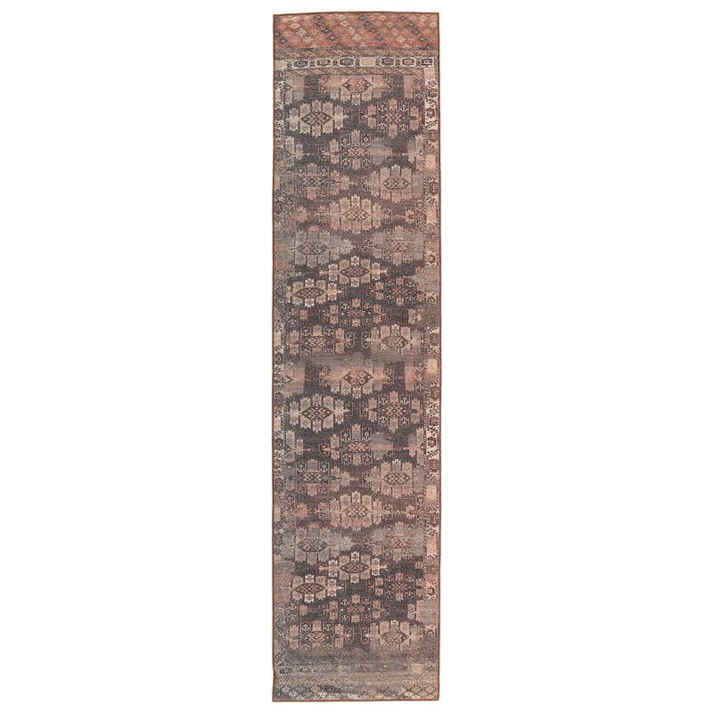 Minerva Machine Washable Tribal Area Rug - 2' 6" x 10' - Runner