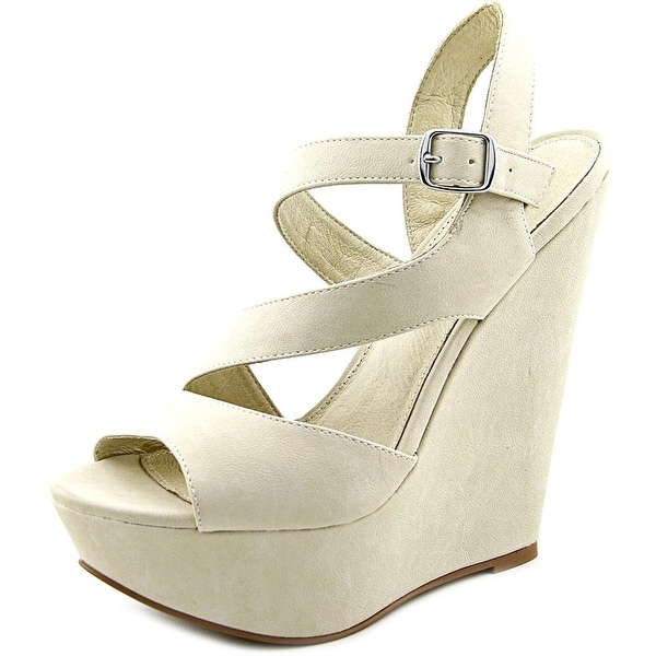 steve madden nude wedges