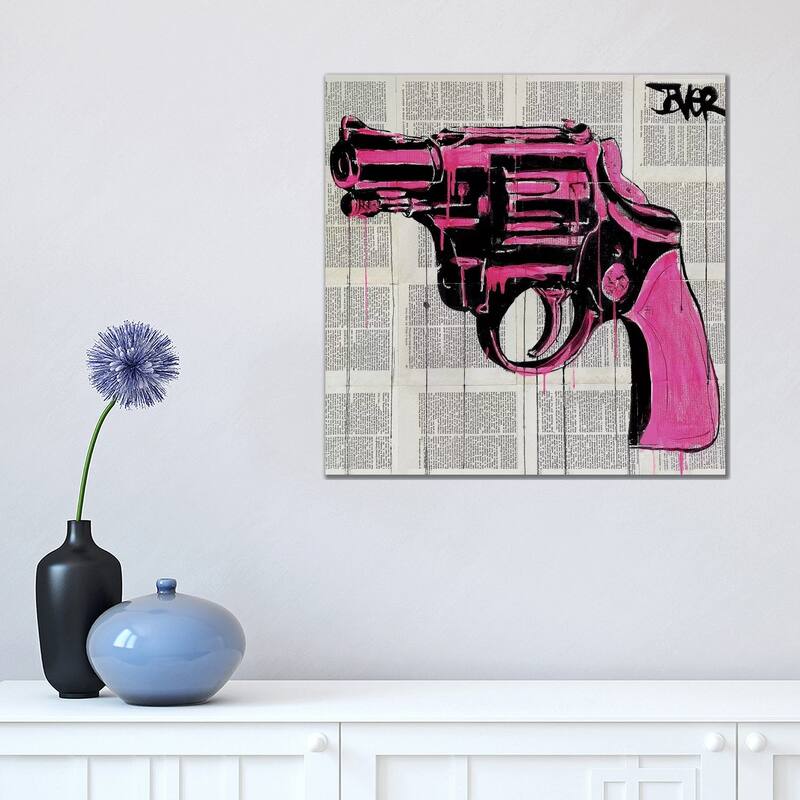 iCanvas "Pop Gun" by Loui Jover Canvas Print - 18x18x1.5