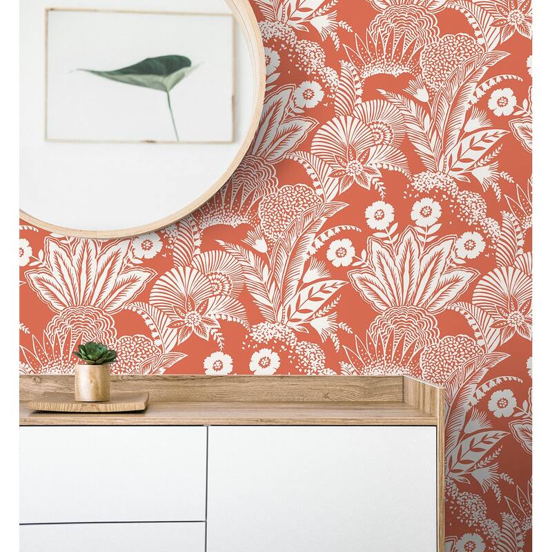 Seabrook Designs Suvi Palm Grove Unpasted Wallpaper