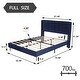 preview thumbnail 38 of 145, Alazyhome Upholstered Platform Bed Frame