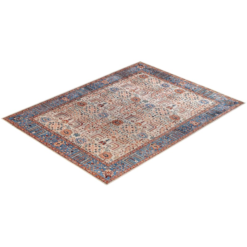 Serapi One-of-a-Kind Hand-Knotted Area Rug - Gray - 9' 2" x 11' 11"