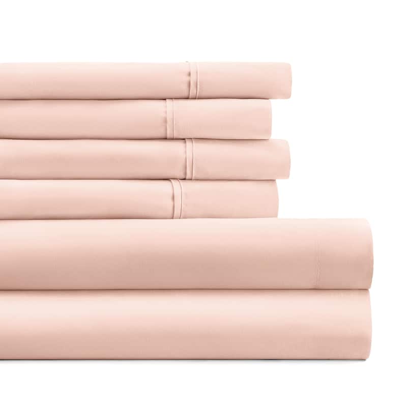 Becky Cameron Double Brushed Deep Pocket 6 Piece Sheet Set