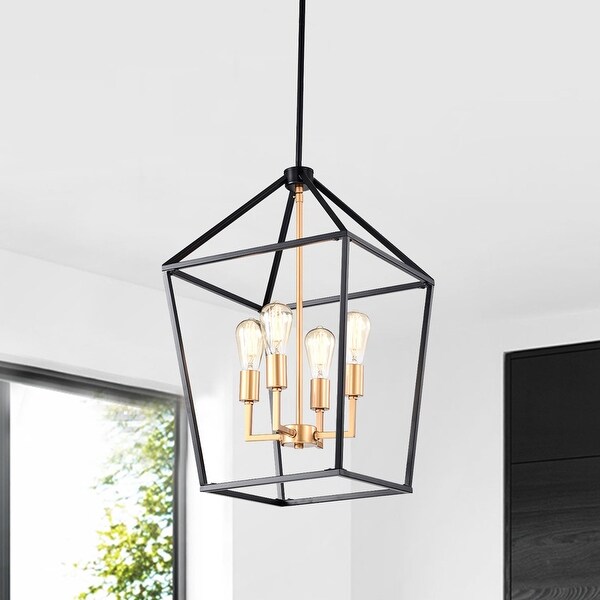 Danhelli 4 Light Kitchen Island Lantern Pendant Light - Bed