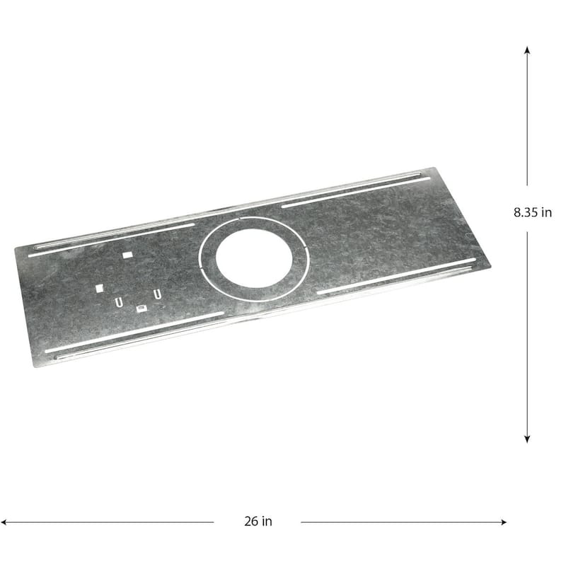 Everlume Collection Universal Mounting Plate Accessory - 26 in x 8.35 in x 0.315 in