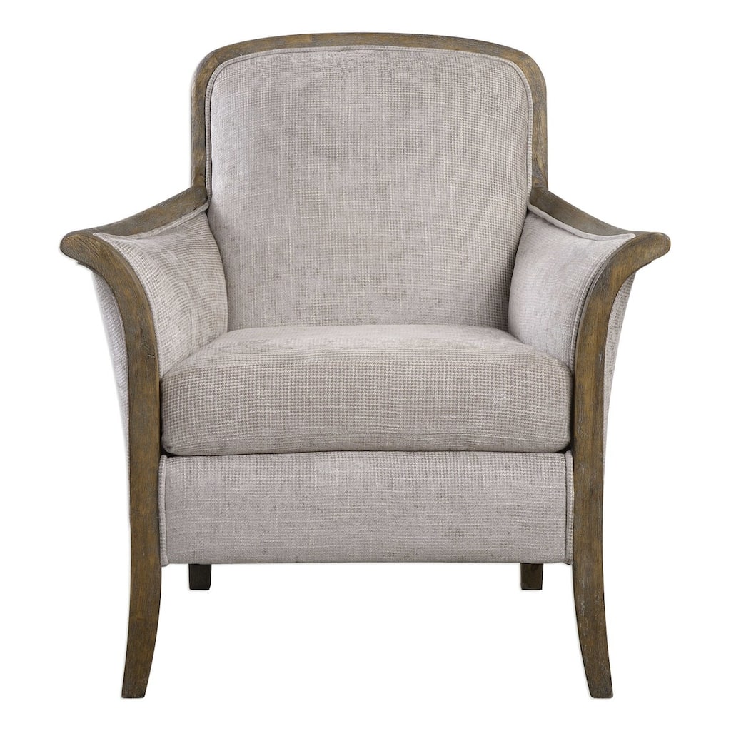 35" brittoney taupe armchair