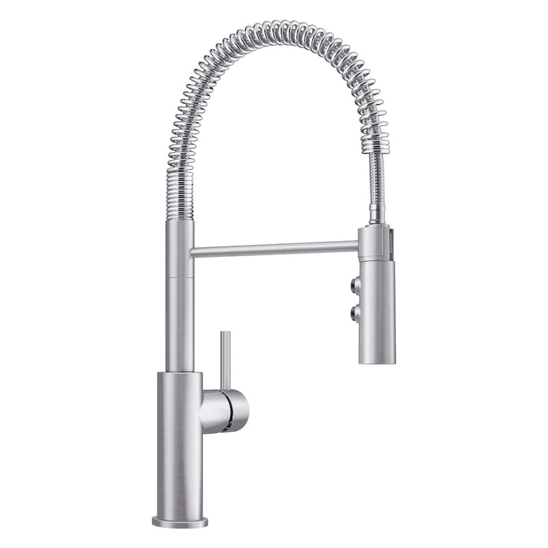 Blanco 401917 Catris 1.5 GPM Single Hole Pre-Rinse Pull Down Kitchen - PVD Steel