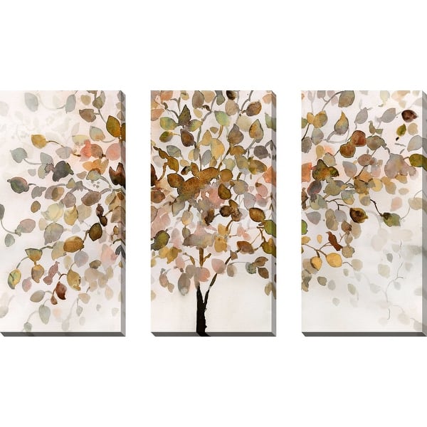 slide 2 of 5, "Nature's Gift" by Theresa Troise Heidel 3 Piece Set on Canvas