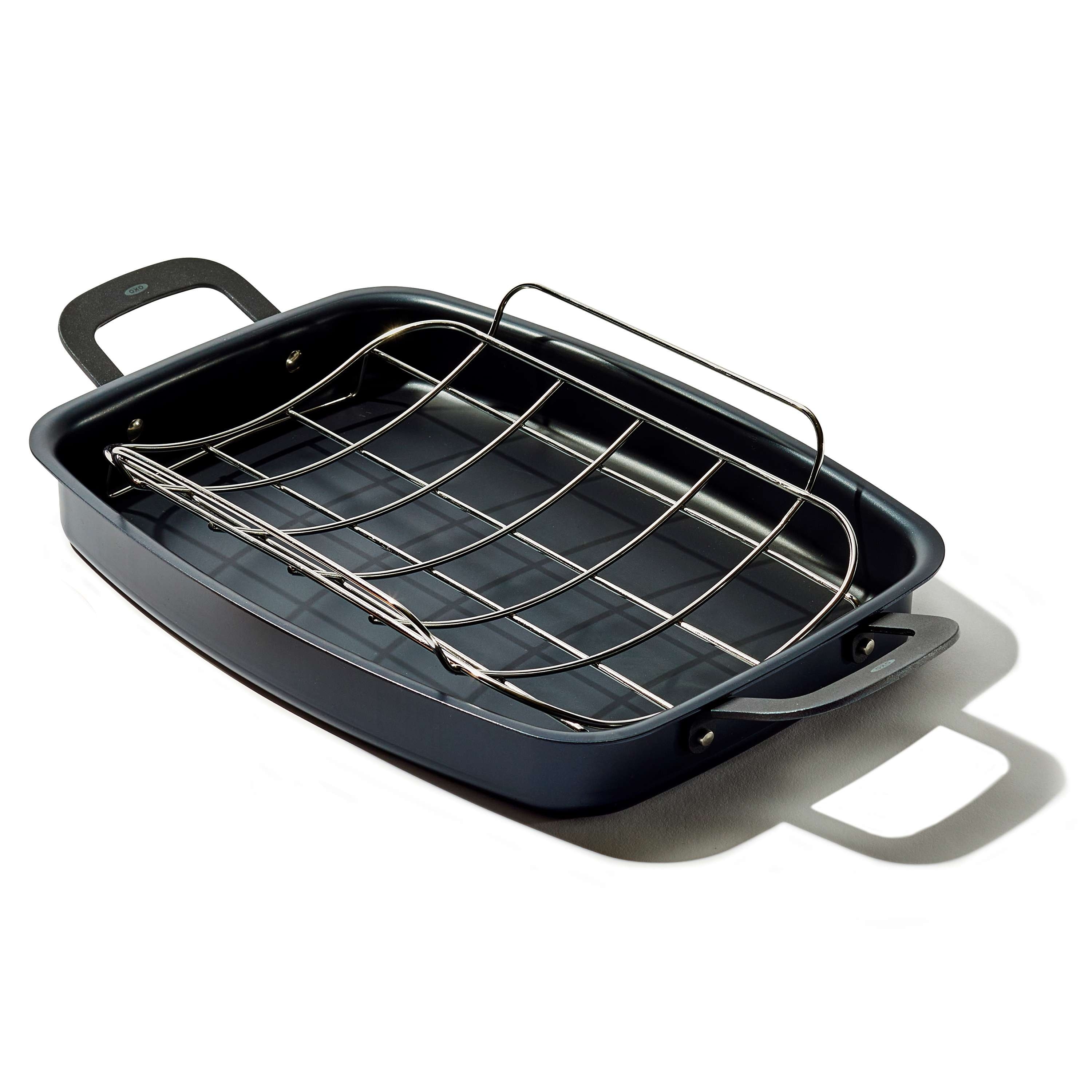 https://ak1.ostkcdn.com/images/products/is/images/direct/59a57ec4469b53ef2ee74fe092585233834192e6/OXO-Black-Steel-Open-Roaster-with-U-rack-15%22x10.5%22x2.25%22.jpg