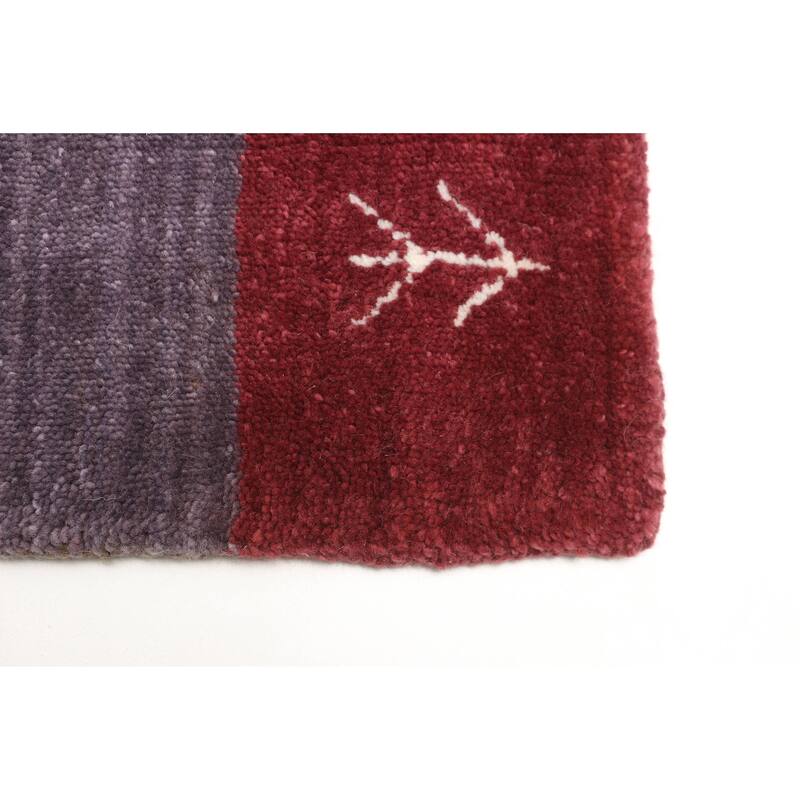 ECARPETGALLERY Hand Loomed Kashkuli Gabbeh Multi Color Wool Rug - 2'11 x 4'9