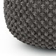 preview thumbnail 40 of 39, WYNDENHALL Vanessa Round Pouf in Velvet Fabric