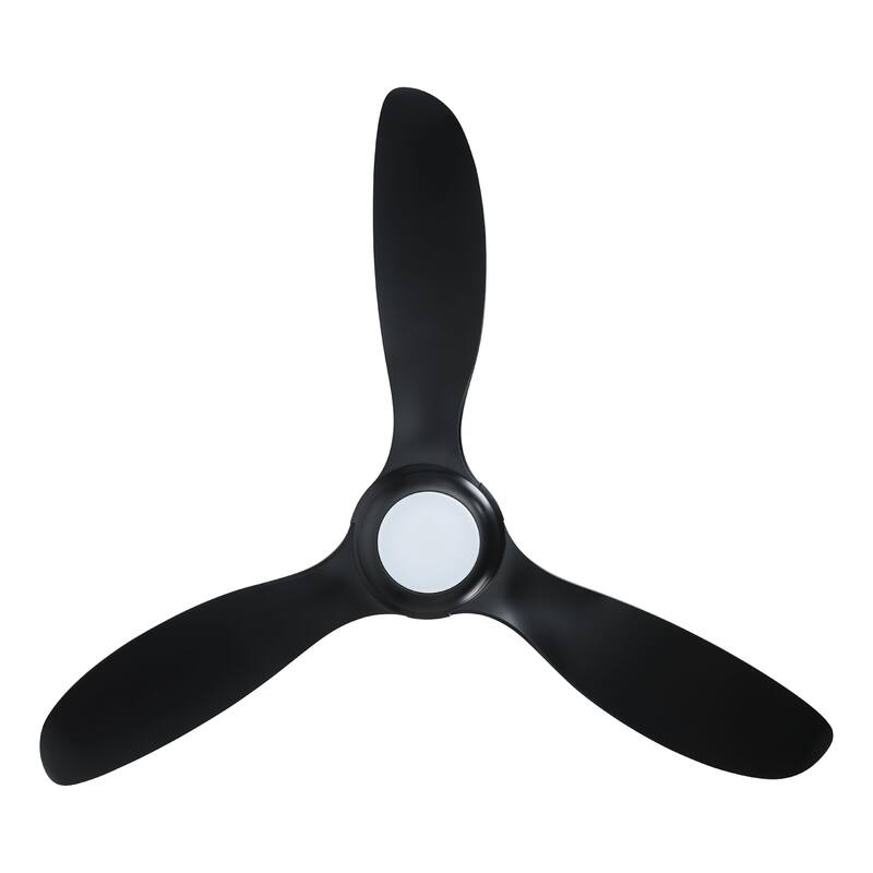 EGLO Mission Bay 3-Blade Wet with Dimmable LED Light Kit & Remote