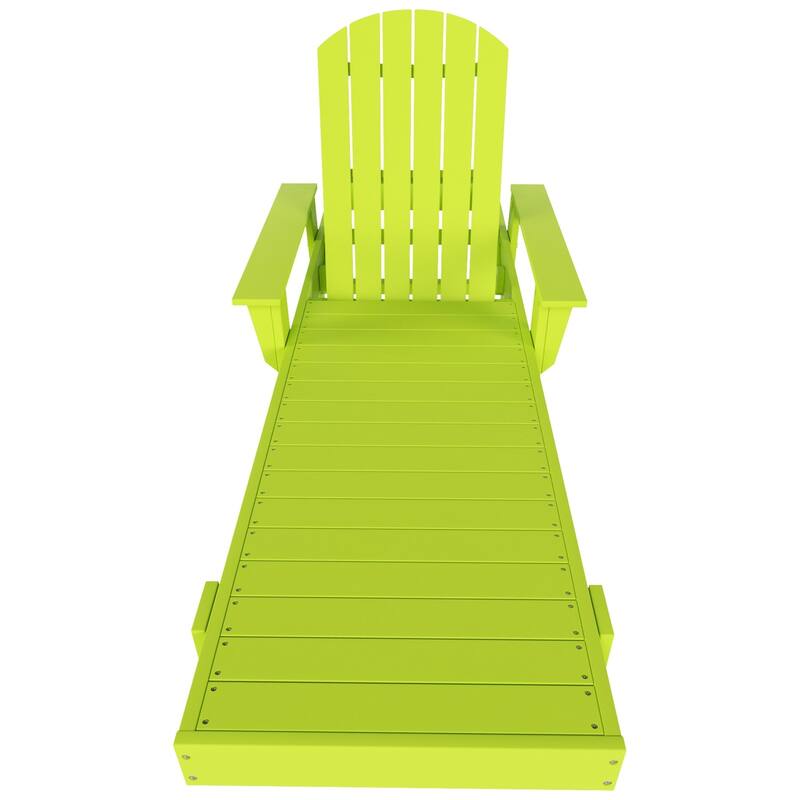 Polytrends Altura Poly Eco-Friendly All Weather Reclining Chaise Lounge with Arms