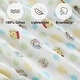 preview thumbnail 55 of 54, Polka Dot Animal Bear Friends ABC&123 Unisex Multi-color Cotton Toddler/Baby Crib Child Fitted Sheet Set (Pack of 3) - N/A