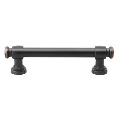 GlideRite 3.75-inch CC Oil Rubbed Bronze Modern Solid Steel European Cabinet Bar Pulls (Pack of 10 or 25)
