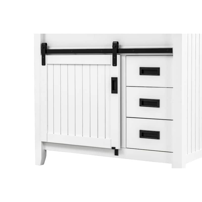 37'' Hanford Bathroom Vanity with Engineered Stone Top