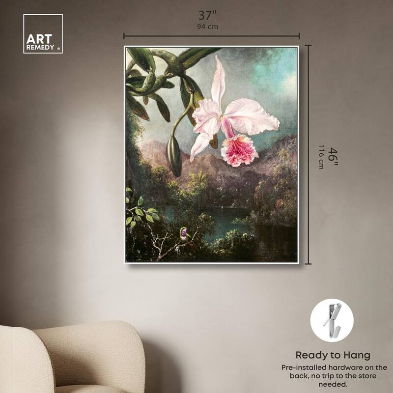 Orchid Blossoms 1873 Canvas by Art Remedy